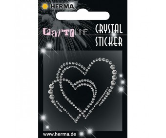 Kristallkleebis Herma - kaks südant